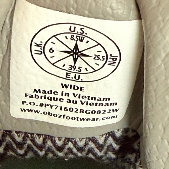 Oboz Sapphire Low BDry waterproof women’s hiking shoes - Picture 8 of 10